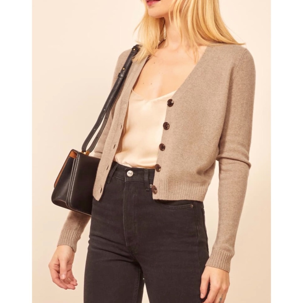 Reformation Cashmere Blend Cardigan
